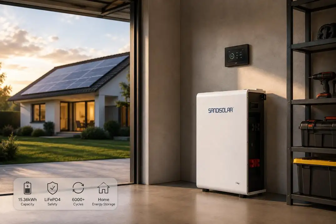 Batteria LiFePO₄ da 15,36 kWh